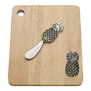 Bombay 2-Piece Cutting Board and Cheese Spreader set